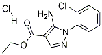 5-氨基-1-(2-氯-苯基)-1H-吡唑-4-羧酸乙酯鹽酸鹽結(jié)構(gòu)式_1253791-51-3結(jié)構(gòu)式
