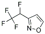 Isoxazole, 3-(1,2,2,2-tetrafluoroethyl)-(9ci)Structure,125657-77-4Structure Isoxazole, 3-(1,2,2,2-tetrafluoroethyl)-(9ci) Structure,125657-77-4Structure