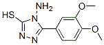 4-氨基-5-(3,4-二甲氧基苯基)-4H-[1,2,4]噻唑-3-硫醇結(jié)構(gòu)式_125866-62-8結(jié)構(gòu)式