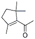 (9ci)-1-(2,5,5-三甲基-1-環(huán)戊烯-1-基)-乙酮結(jié)構(gòu)式_125952-10-5結(jié)構(gòu)式