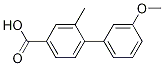 3-甲氧基-2-甲基-[1,1-聯(lián)苯]-4-羧酸結(jié)構(gòu)式_1261902-72-0結(jié)構(gòu)式