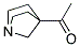 (9ci)-1-(1-氮雜雙環(huán)[2.2.1]庚-4-基)-乙酮結(jié)構(gòu)式_126344-06-7結(jié)構(gòu)式