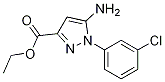 5-氨基-1-(3-氯苯基)-1H-吡唑-3-羧酸乙酯結(jié)構(gòu)式_1264047-21-3結(jié)構(gòu)式