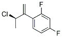 1-((R)-2-氯-1-亞甲基丙基)-2,4-二氟苯結構式_126917-44-0結構式