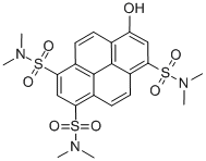 8-羥基-n,n,n,n,N,N-六甲基芘-1,3,6-三磺酰胺結(jié)構(gòu)式_127044-59-1結(jié)構(gòu)式