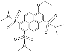 8-乙氧基-n,n,n,n,N,N-六甲基芘-1,3,6-三磺酰胺結構式_127070-69-3結構式