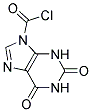 (9ci)-1,2,3,6-四氫-2,6-二氧代-9H-嘌呤-9-羰酰氯結構式_127265-49-0結構式