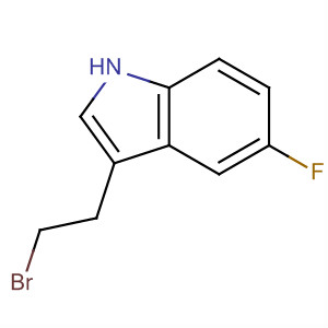 5-氟-3-(2-溴乙基)吲哚結(jié)構(gòu)式_127561-10-8結(jié)構(gòu)式