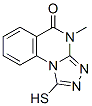 1-疏基-4-甲基[1,2,4]噻唑并[4,3-a]喹唑啉-5(4h)-酮結(jié)構(gòu)式_127570-96-1結(jié)構(gòu)式