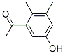 (9ci)-1-(5-羥基-2,3-二甲基苯基)-乙酮結(jié)構(gòu)式_127701-70-6結(jié)構(gòu)式