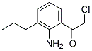 (9ci)-1-(2-氨基-3-丙基苯基)-2-氯-乙酮結(jié)構(gòu)式_128600-54-4結(jié)構(gòu)式