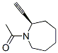 (9ci)-1-乙?；?2-乙炔六氫-, (r)-1H-氮雜卓結(jié)構(gòu)式_128960-05-4結(jié)構(gòu)式