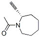 (9ci)-1-乙?；?2-乙炔六氫-, (s)-1H-氮雜卓結(jié)構(gòu)式_128960-06-5結(jié)構(gòu)式