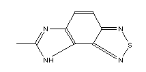 (9ci)-7-甲基-6H-咪唑并[4,5-e]-2,1,3-苯并噻二唑結(jié)構(gòu)式_129485-68-3結(jié)構(gòu)式