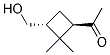 反式-(9ci)-1-[3-(羥基甲基)-2,2-二甲基環(huán)丁基]-乙酮結(jié)構(gòu)式_129940-76-7結(jié)構(gòu)式