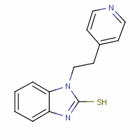 1,3-二氫-1-[2-(4-吡啶)乙基]-2H-苯并咪唑-2-硫酮結(jié)構(gòu)式_13083-37-9結(jié)構(gòu)式