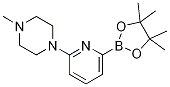 1-甲基-4-[6-(4,4,5,5-四甲基-1,3,2-二噁硼烷-2-基)-2-吡啶]哌嗪結(jié)構(gòu)式_1310383-04-0結(jié)構(gòu)式