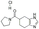 Methanone, 1-pyrrolidinyl(4,5,6,7-tetrahydro-1H-benzimidazol-6-yl)-, hydrochlorideStructure,132036-42-1Structure Methanone, 1-pyrrolidinyl(4,5,6,7-tetrahydro-1H-benzimidazol-6-yl)-, hydrochloride Structure,132036-42-1Structure