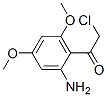  1-(2-氨基-4,6-二甲氧基苯基)-2-氯-乙酮結(jié)構(gòu)式_132257-02-4結(jié)構(gòu)式