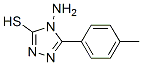 4-氨基-5-對(duì)甲苯基-4H-[1,2,4]噻唑-3-硫醇結(jié)構(gòu)式_13229-01-1結(jié)構(gòu)式
