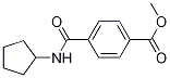 4-(環(huán)戊基氨基甲酰)苯甲酸甲酯結(jié)構(gòu)式_1325090-17-2結(jié)構(gòu)式