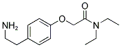 2-[4-(2-氨基乙基)-苯氧基]-N,N-二乙基乙酰胺結(jié)構(gòu)式_133025-92-0結(jié)構(gòu)式
