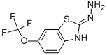 2-亞肼基-6-(三氟甲氧基)-2,3-二氫苯并[d]噻唑結(jié)構(gòu)式_133840-98-9結(jié)構(gòu)式