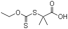 2-((乙氧基硫氧代 甲基)硫代)-2-甲基丙酸結(jié)構(gòu)式_133944-74-8結(jié)構(gòu)式