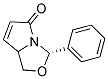 (3R,7aS)-1,7a-二氫-3-苯基-3H,5H-吡咯并[1,2-c]噁唑-5-酮結(jié)構(gòu)式_134107-65-6結(jié)構(gòu)式