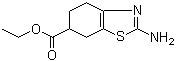 2-氨基-4,5,6,7-四氫苯并[d]噻唑-6-羧酸乙酯結(jié)構(gòu)式_134136-00-8結(jié)構(gòu)式