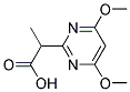 (9ci)-4,6-二甲氧基--alpha--甲基-2-嘧啶乙酸結(jié)構(gòu)式_134866-84-5結(jié)構(gòu)式