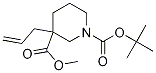1-Boc-3-烯丙基哌啶-3-羧酸甲酯結(jié)構(gòu)式_1349644-17-2結(jié)構(gòu)式