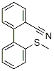 2-(甲基硫代)-[1,1-聯(lián)苯]-2-甲腈結構式_1352318-41-2結構式