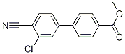 3-氯-4-氰基-[1,1-聯(lián)苯]-4-羧酸甲酯結(jié)構(gòu)式_1355247-89-0結(jié)構(gòu)式