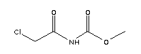 氯乙酰基氨基甲酸甲酯結(jié)構(gòu)式_13558-70-8結(jié)構(gòu)式