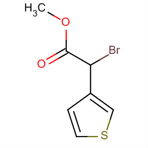 2-溴-2-(噻吩-3-基)乙酸甲酯結(jié)構(gòu)式_135660-91-2結(jié)構(gòu)式