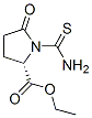 (8ci)-5-氧代-1-(硫代氨基甲酰)-脯氨酸乙酯結構式_13591-07-6結構式