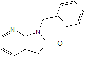 1,3-二氫-1-(苯基甲基)-2H-吡咯并[2,3-b]吡啶-2-酮結(jié)構(gòu)式_136257-31-3結(jié)構(gòu)式