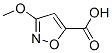 3-甲氧基異噁唑-5-羧酸結(jié)構(gòu)式_13626-59-0結(jié)構(gòu)式
