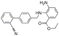 3-氨基-2-[(2’-氰基聯(lián)苯-4-基)甲基]氨基苯甲酸乙酯結(jié)構(gòu)式_136285-69-3結(jié)構(gòu)式