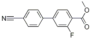 4-氰基-3-氟-[1,1-聯(lián)苯]-4-羧酸甲酯結構式_1365272-59-8結構式