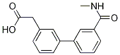 2-(3-(甲基氨基甲酰)-[1,1-聯(lián)苯]-3-基)乙酸結(jié)構(gòu)式_1375068-89-5結(jié)構(gòu)式
