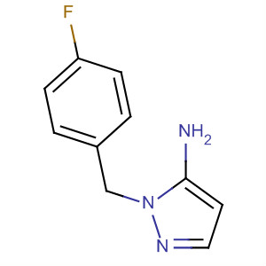2-(4-氟芐基)-2H-吡唑-3-胺結(jié)構(gòu)式_137968-28-6結(jié)構(gòu)式