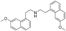 7-甲氧基-n-[2-(7-甲氧基-1-萘)乙基]-1-萘乙胺結構式_1385018-57-4結構式