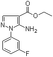 5-氨基-1-(3-氟苯基)-1H-吡唑-4-羧酸乙酯結(jié)構(gòu)式_138907-70-7結(jié)構(gòu)式