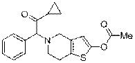 2-[2-(乙?；趸?-6,7-二氫噻吩并[3,2-c]吡啶-5(4H)-基]-1-環(huán)丙基-2-苯乙酮結構式_1391194-45-8結構式