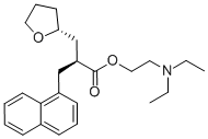 (aS,2R)-四氫-a-(1-萘甲基)-2-呋喃丙酸 2-(二乙基氨基)乙酯結構式_139240-17-8結構式