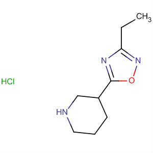 3-(3-乙基-1,2,4-噁二唑-5-基)哌啶鹽酸鹽結(jié)構(gòu)式_139269-16-2結(jié)構(gòu)式