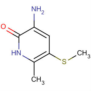 3-氨基-6-甲基-5-(甲基硫代)-2(1H)-吡啶酮結構式_139394-26-6結構式