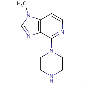 1-甲基-4-(1-哌嗪)-1H-咪唑并[4,5-c]吡啶結構式_139653-66-0結構式